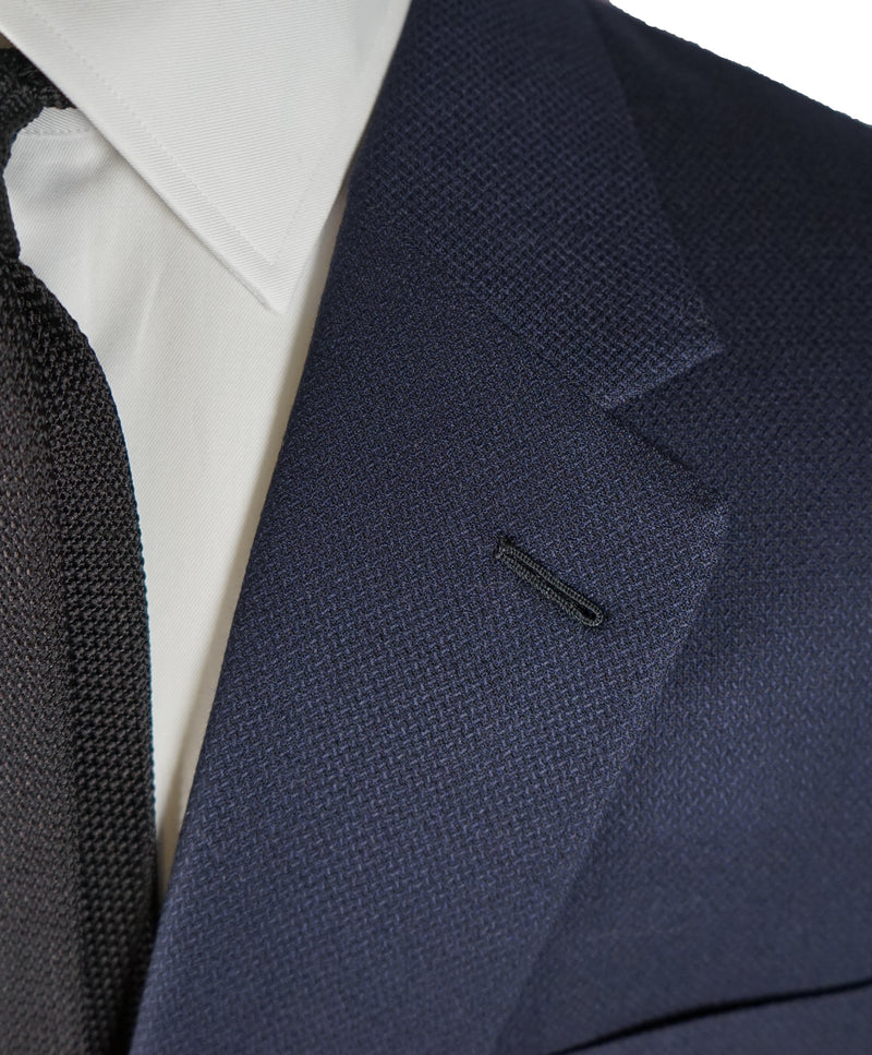 LUTWYCHE - Hand Tailored In England Diamond Weave Blazer - 50L