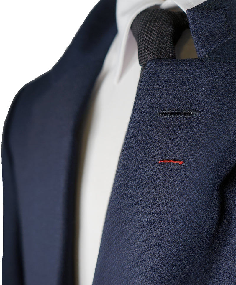 LUTWYCHE - Hand Tailored In England Diamond Weave Blazer - 50L