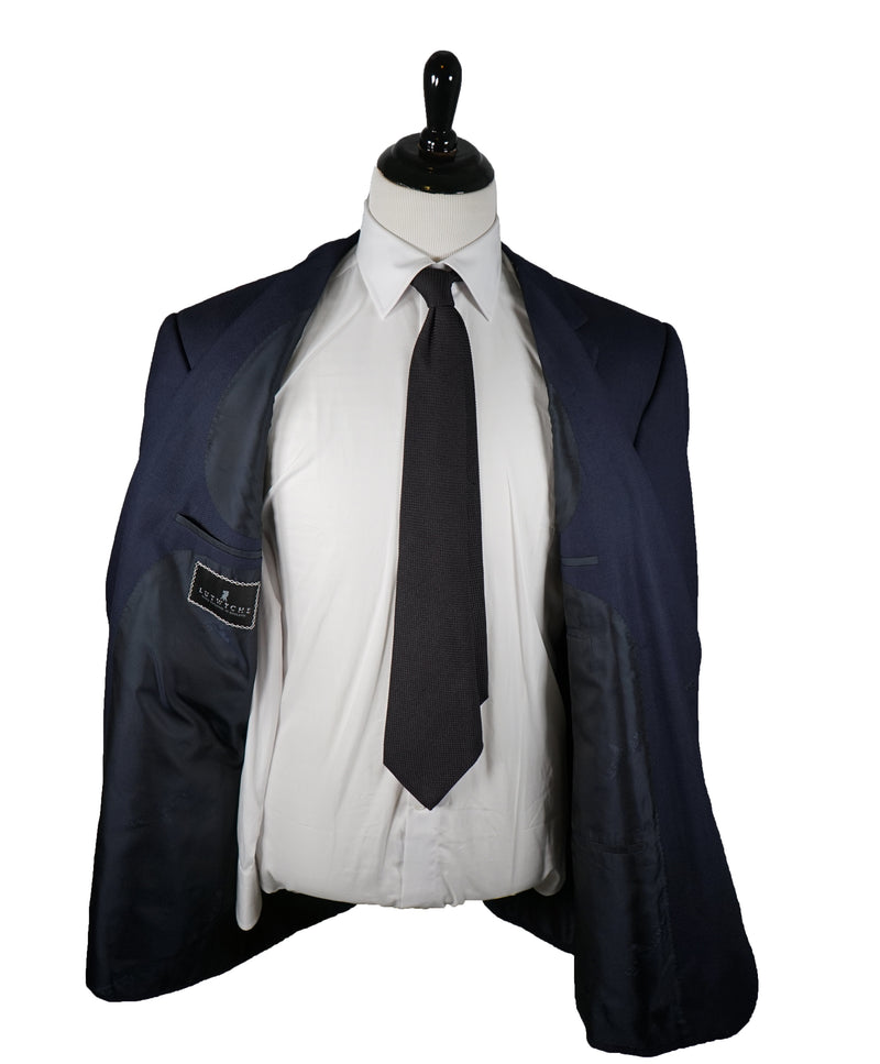 LUTWYCHE - Hand Tailored In England Diamond Weave Blazer - 50L