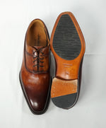 MAGNANNI - Hand Patina Oxfords In A Sleek Detailed Silhouette - 7.5