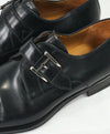MAGNANNI - Single Monk Strap Loafers Brogue Tip Leather Sole - 11
