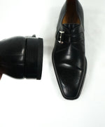 MAGNANNI - Single Monk Strap Loafers Brogue Tip Leather Sole - 11