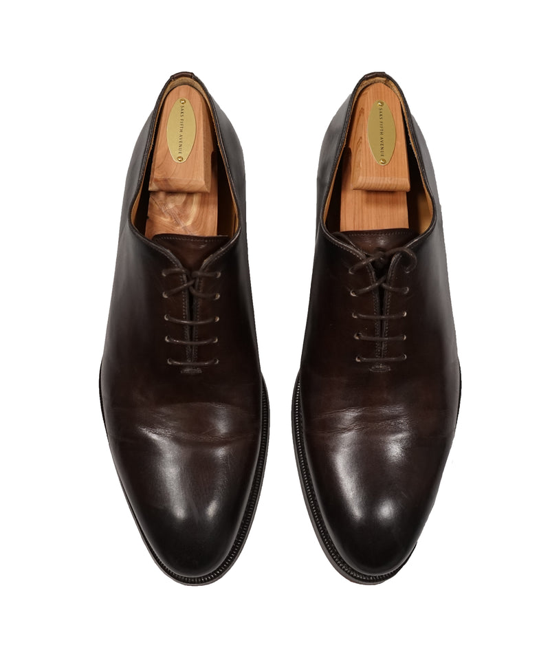 MAGNANNI - Bolo Wholecut Brown Round Toe Oxfords - 10