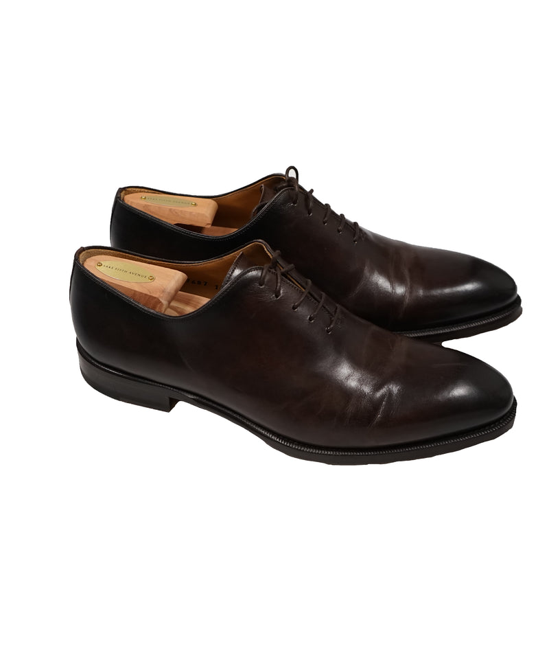 MAGNANNI - Bolo Wholecut Brown Round Toe Oxfords - 10