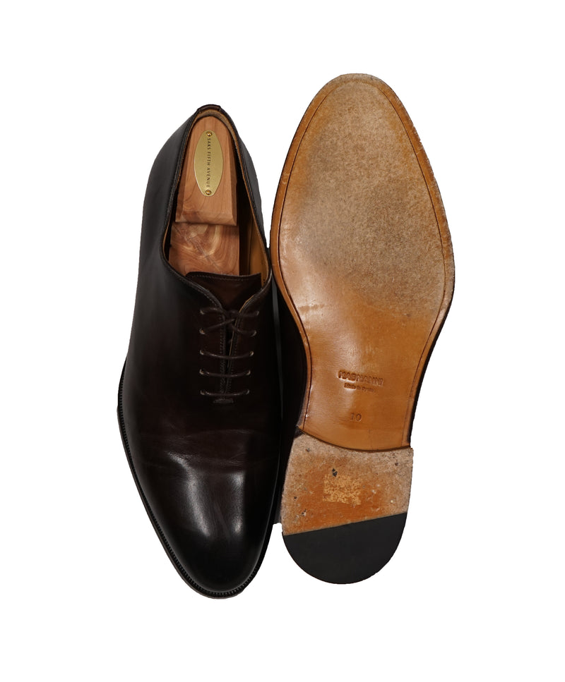 MAGNANNI - Bolo Wholecut Brown Round Toe Oxfords - 10