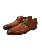 MAGNANNI FOR SFA -Single Monk Strap Loafers - 8.5