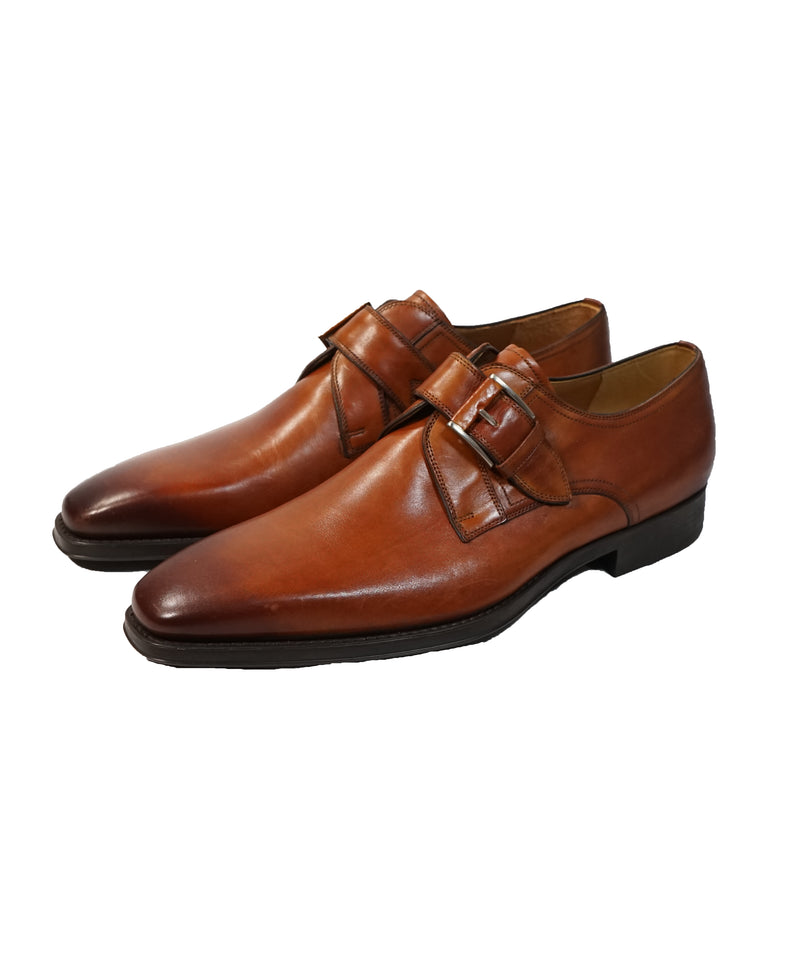 MAGNANNI FOR SFA -Single Monk Strap Loafers - 8.5