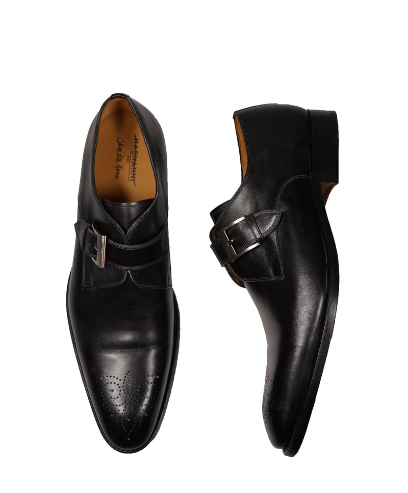 MAGNANNI - Single Monk Strap Loafers Brogue Tip -13