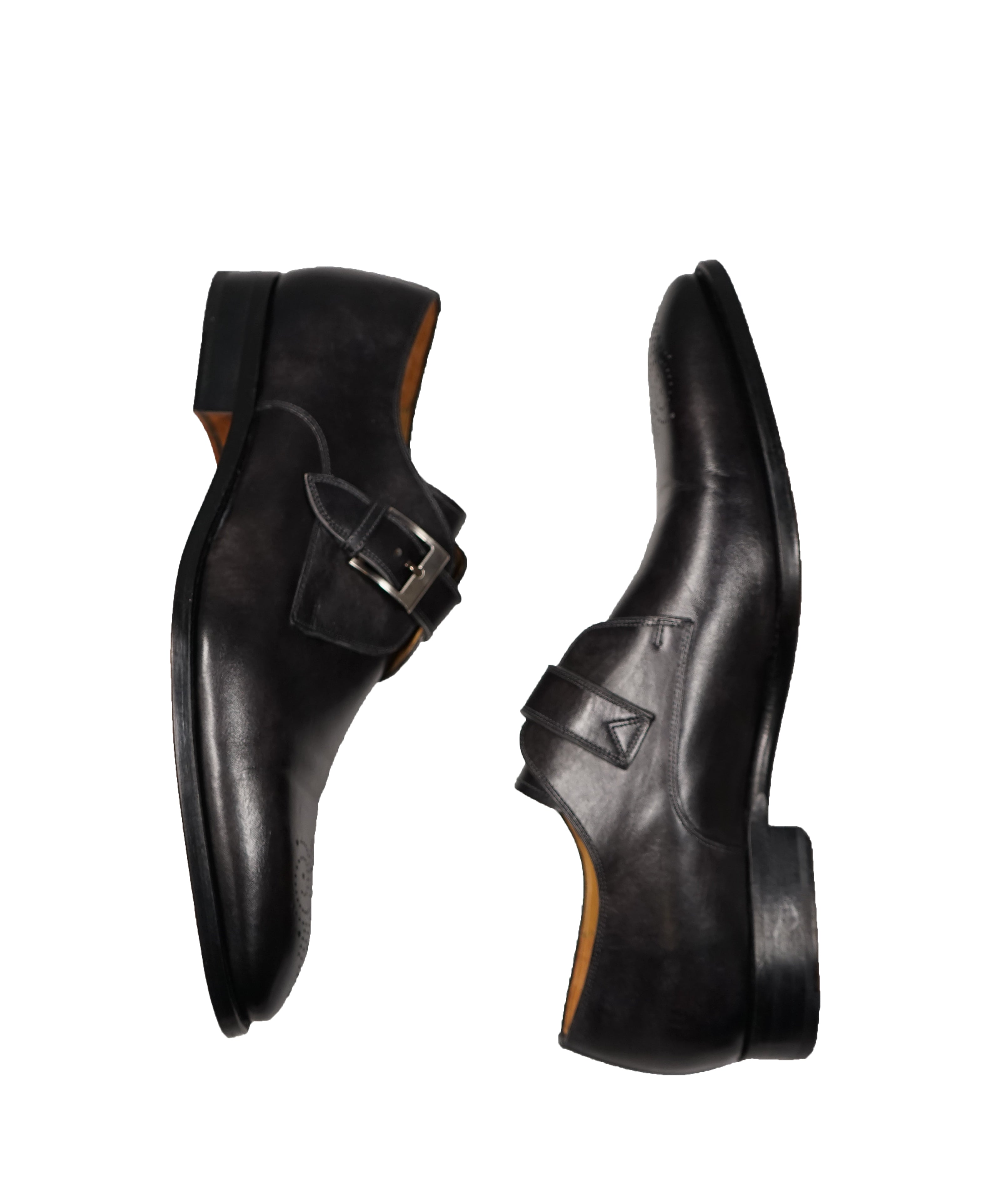 MAGNANNI - Single Monk Strap Loafers Brogue Tip - 13