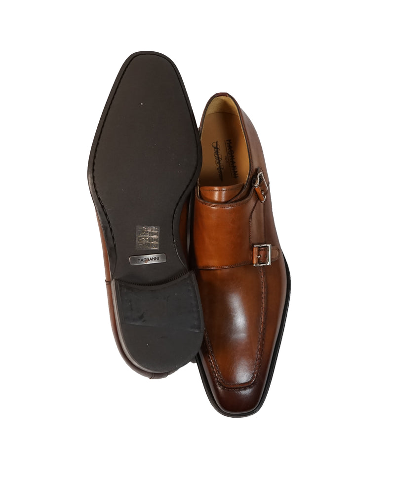 MAGNANNI FOR SFA - Double Monk Strap Loafers - 10.5
