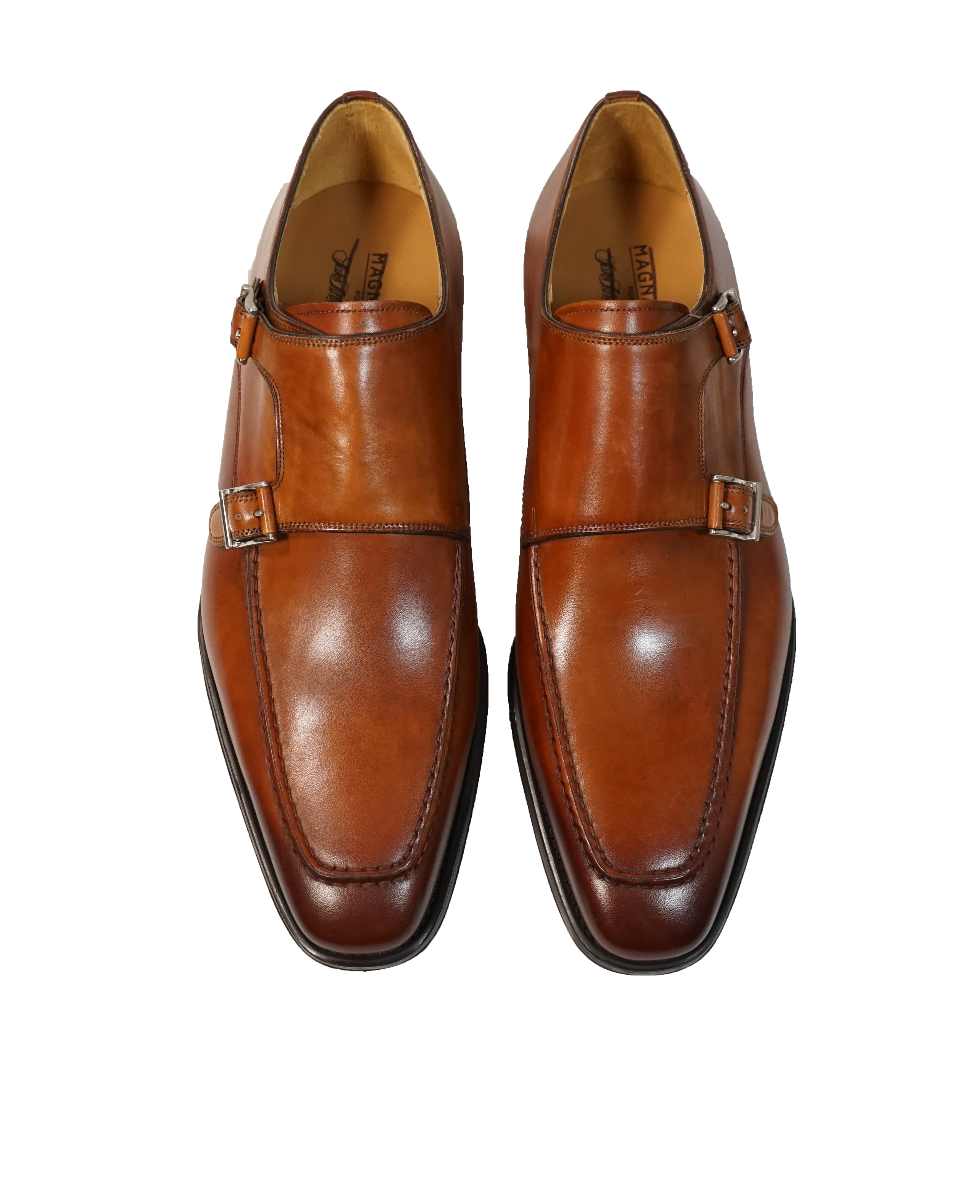 MAGNANNI FOR SFA - Double Monk Strap Loafers - 10
