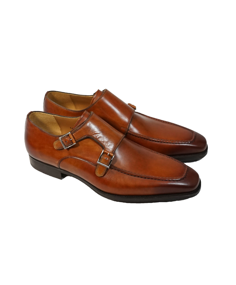 MAGNANNI FOR SFA - Double Monk Strap Loafers - 10