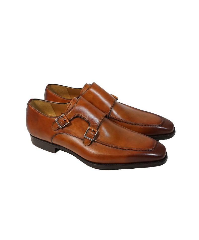 MAGNANNI FOR SFA - Double Monk Strap Loafers - 9