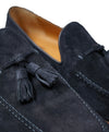 MAGNANNI For SAKS FIFTH AVENUE-Blue Contrast Sole Tassel Loafers - 13