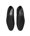 MAGNANNI For SAKS FIFTH AVENUE- Black Textured Fabric Smoking Slippers Loafers- 7.5