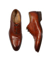 MAGNANNI For SAKS FIFTH AVENUE- Brown Cap-Toe Oxfords - 12