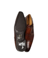 MAGNANNI For SAKS FIFTH AVENUE- Brown Double Monk Strap Loafers - 13