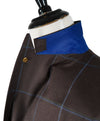 MANUEL RITZ - Wide Peak Lapel Bold Windowpane Suit - 40S
