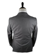 MANUEL RITZ - Wide Peak Lapel Solid Light Gray Suit - 40S