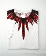 MARCELO BURLON - “TEODORO PRINTED TEE” Detailed Graphic Crew Tee - S