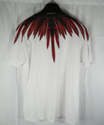 MARCELO BURLON - “TEODORO PRINTED TEE” Detailed Graphic Crew Tee - S