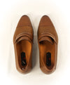 MEZLAN - Cap Toe Unique Braided Burnt Tip Leather Loafers  - 11