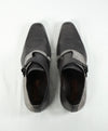 MEZLAN - "Two Tone" Leather Suede Monk Strap Loafers - 9.5