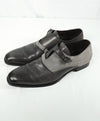 MEZLAN - "Two Tone" Leather Suede Monk Strap Loafers - 9.5