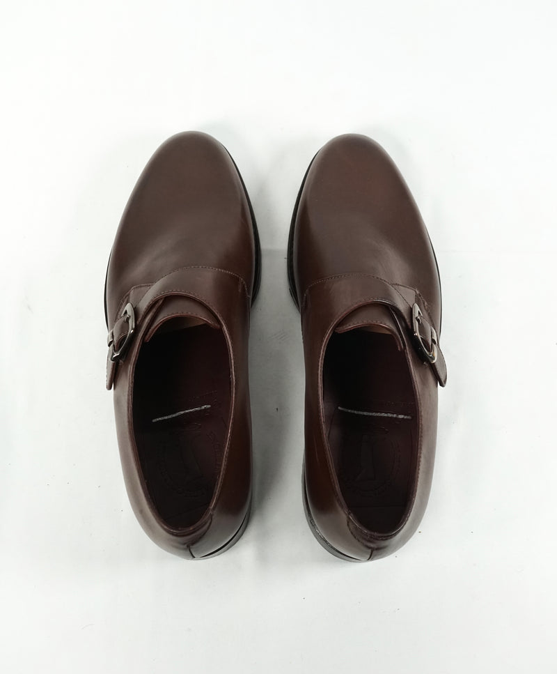 NETTLETON - Brown Hand Made In England Single Monk Loafers - 9
