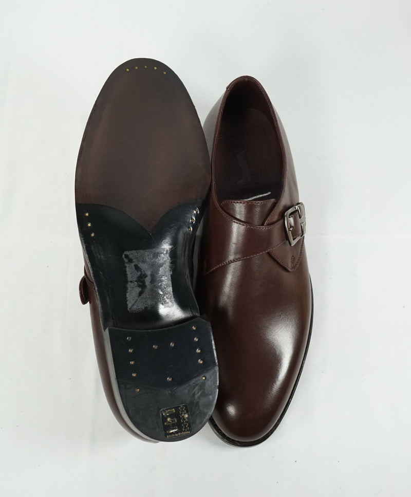 NETTLETON - Brown Hand Made In England Single Monk Loafers - 9