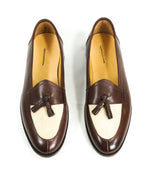 NETTLETON - "King Street" Leather Tassel Loafers Brown Hand Made In England - 9