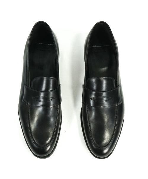 PAUL STUART by EDWARD GREEN - "Piccadilly" Leather Loafers UK Made - 12