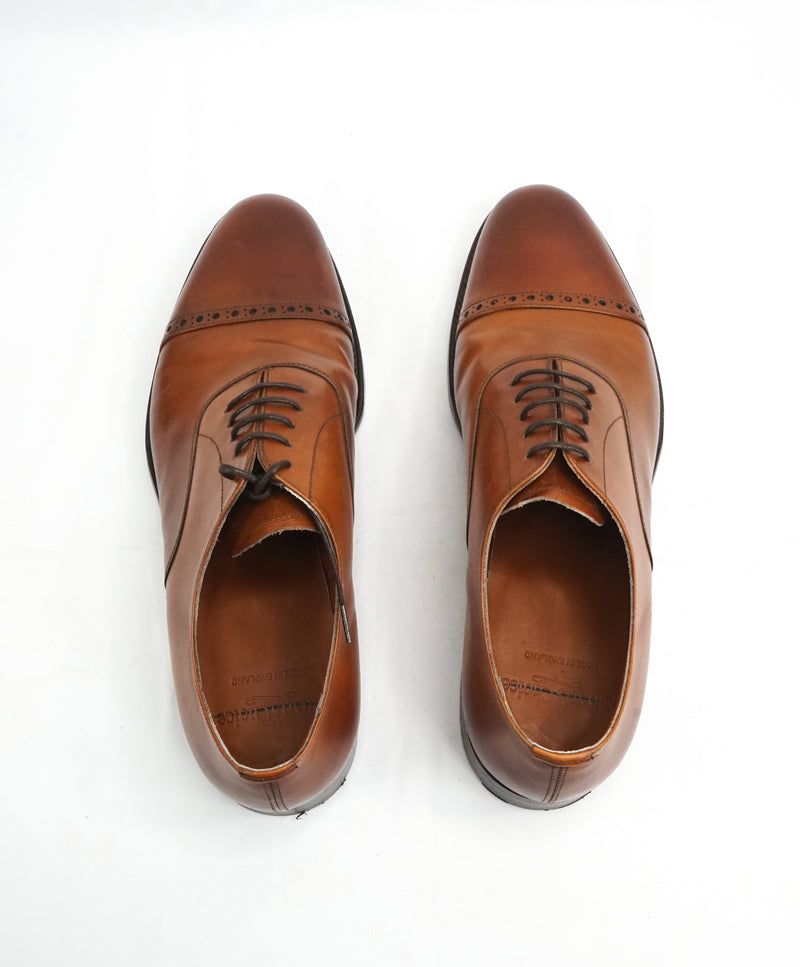 PAUL STUART by EDWARD GREEN - Brown Leather Oxfords Northampton Made - 10US