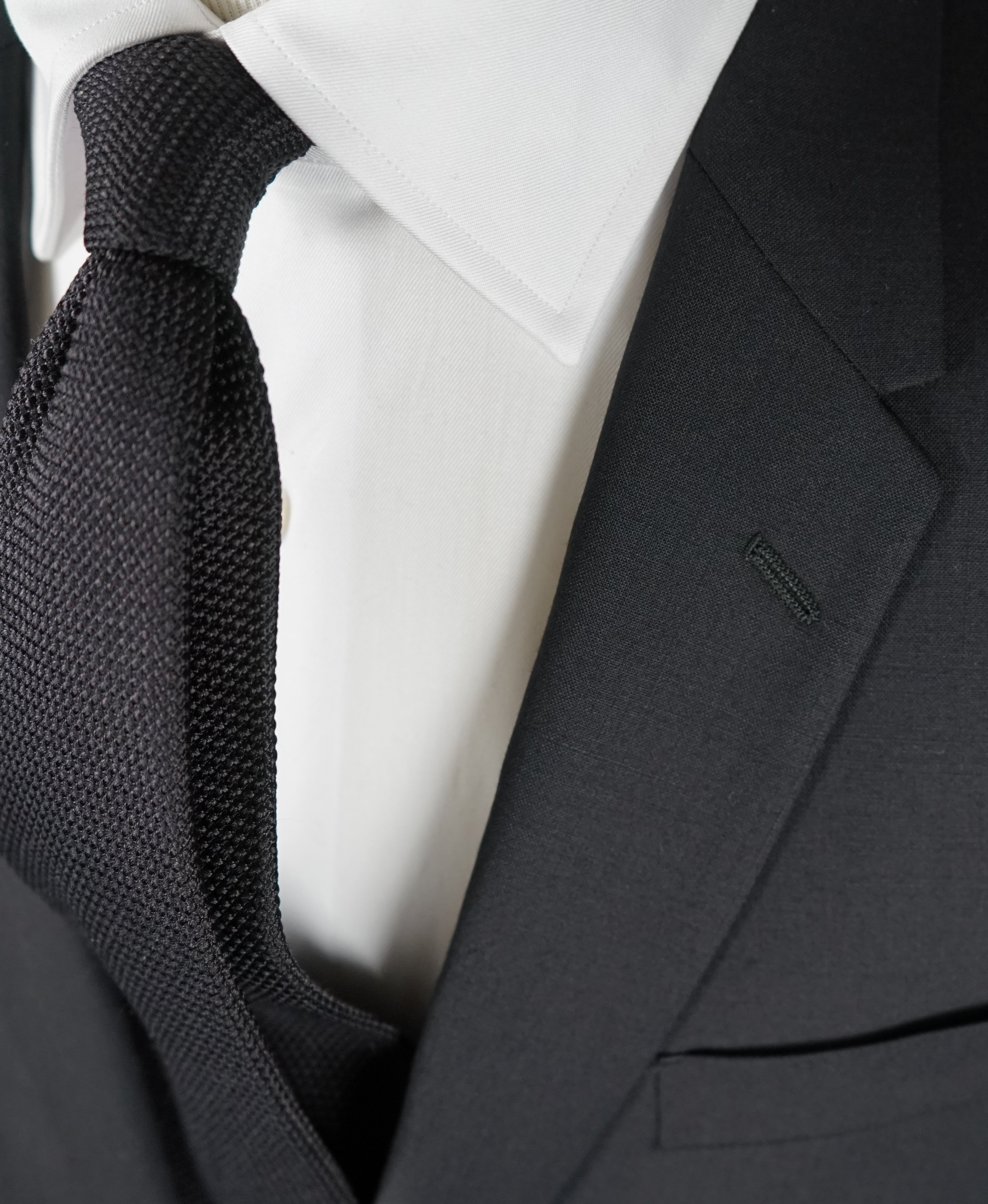 PAUL SMITH - 2-Button Wool “The Kensington” Black Suit- 40R