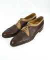 PHINEAS COLE - Two Tone Mixed Media Suede Leather Oxfords Made In England- 11US
