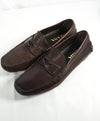 PRADA - Brown Penny Loafers W Silver Logo Lettering - 8