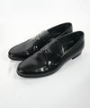PRADA - Patent Leather Spazzolato Loafer With Logo Bit Front - 9