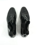 PRADA - Spazzolato Black Ankle High Boots W Sleek Vamp - 10.5