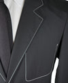 PRADA - Light Unlined Wool Blazer Black With Contrast Stitching - 38R