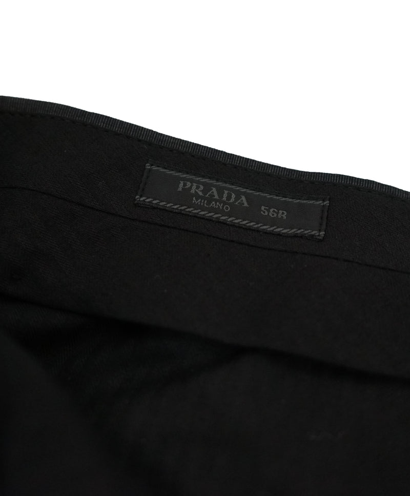 PRADA - Textured Gray Birdseye Wool & Cotton Light Weight Suit - 46R