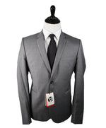 PS PAUL SMITH - Gray Skinny Lapel Modern Suit - 42R