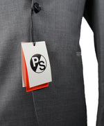 PS PAUL SMITH - Gray Skinny Lapel Modern Suit - 42R