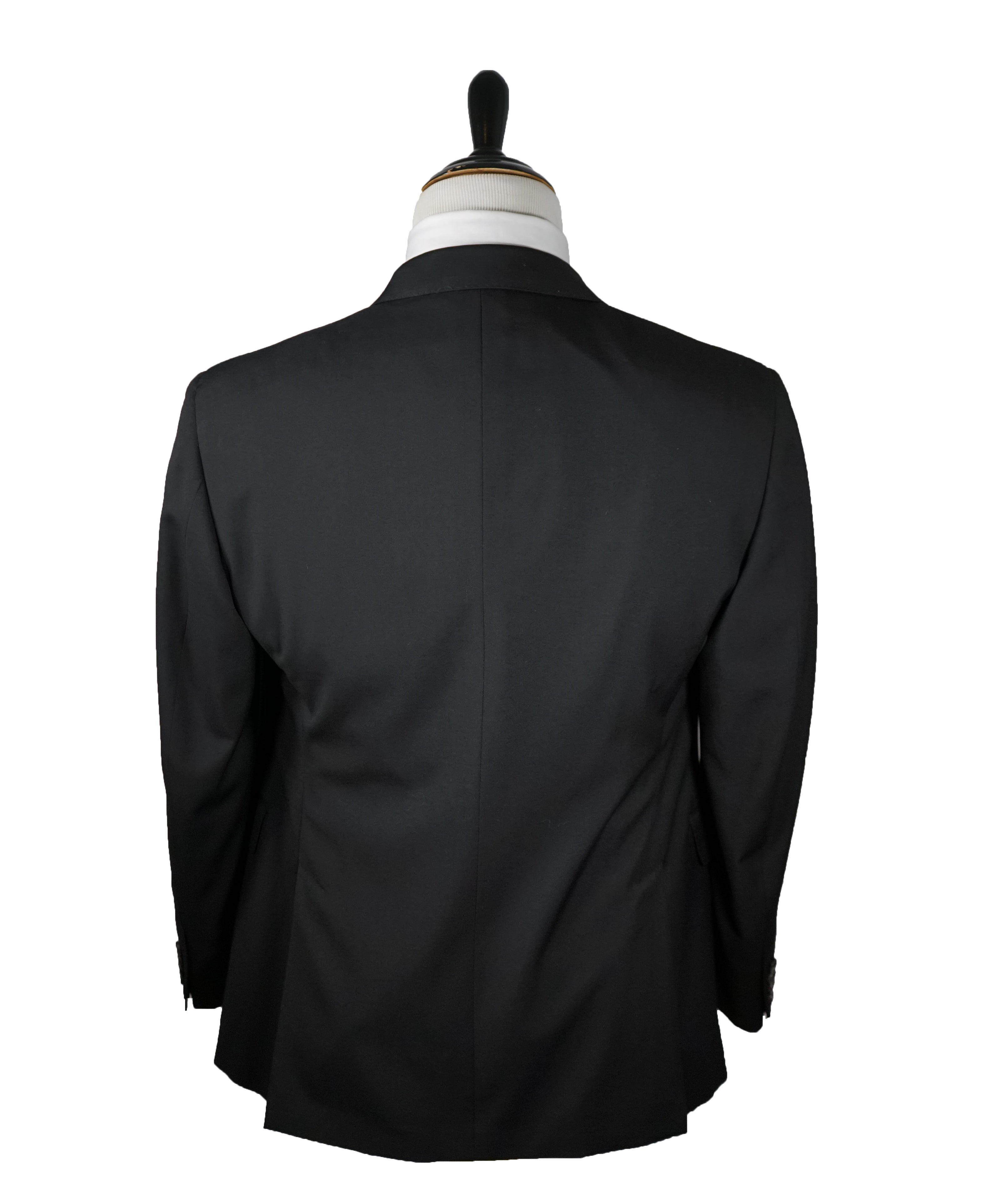 RALPH LAUREN BLACK LABEL - Black Semi-Lined Light Weight Summer Suit - 42S
