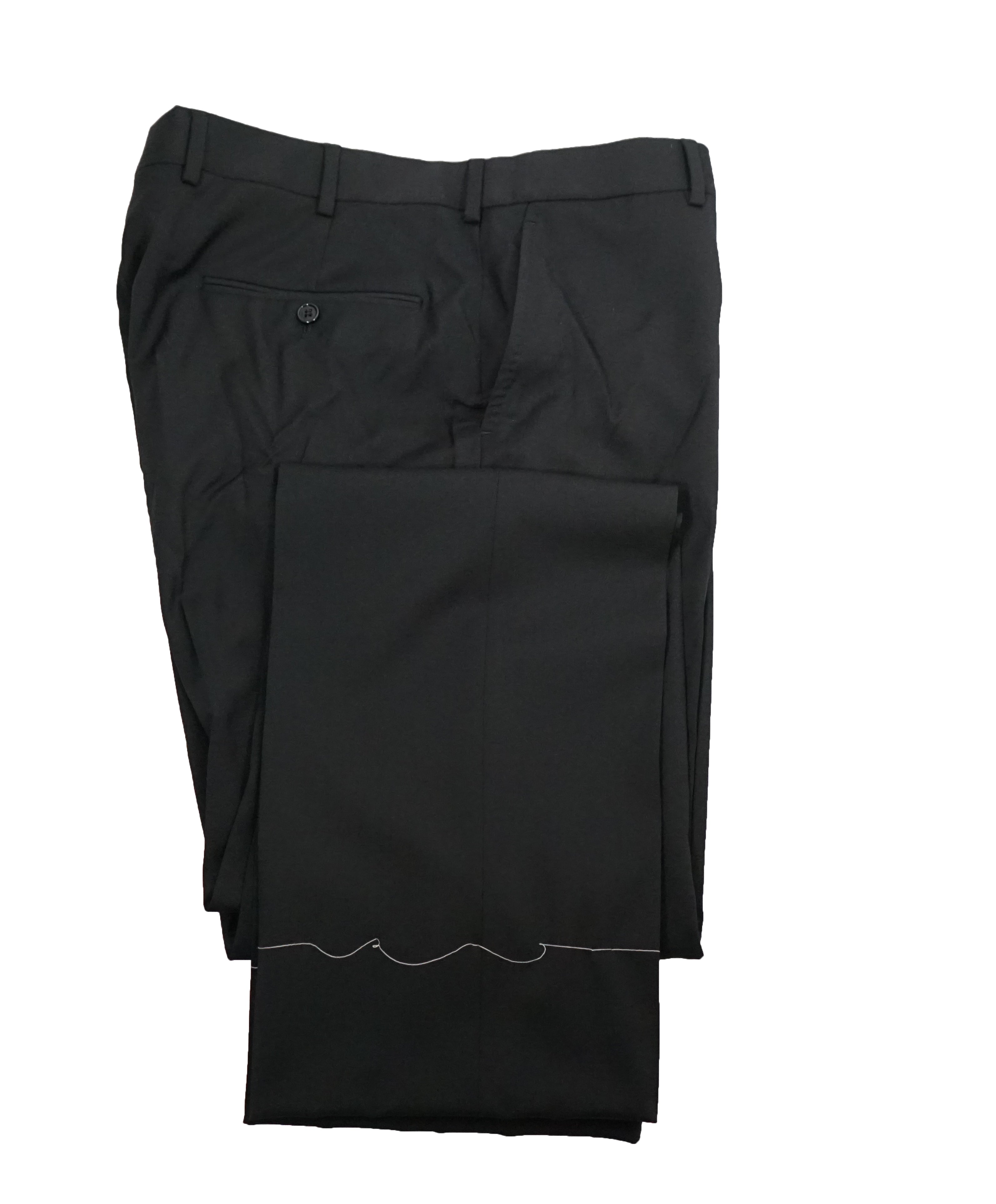 RALPH LAUREN BLACK LABEL - Black Semi-Lined Light Weight Summer Suit - 42S