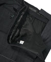 RALPH LAUREN BLACK LABEL - Gray Plaid Dress Pants With Side Tabs - 35W