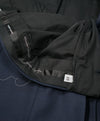 RALPH LAUREN BLACK LABEL - Navy Blue Plaid Dress Pants With Side Tabs - 37W