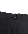 RALPH LAUREN BLACK LABEL - Navy Dress Pants With Side Tabs - 35W