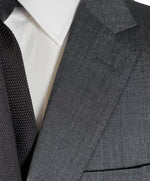 RALPH LAUREN BLUE LABEL - Gray Birdseye Suit With Side Tabs - 44L