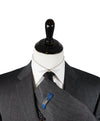 RALPH LAUREN BLUE LABEL - Gray Birdseye Suit With Side Tabs - 44L