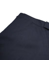 RALPH LAUREN BLUE LABEL - Navy Textured Weave Dress Pants With Side Tabs - 36W